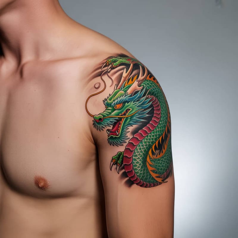 Shoulder Tattoo Generator - Example 11