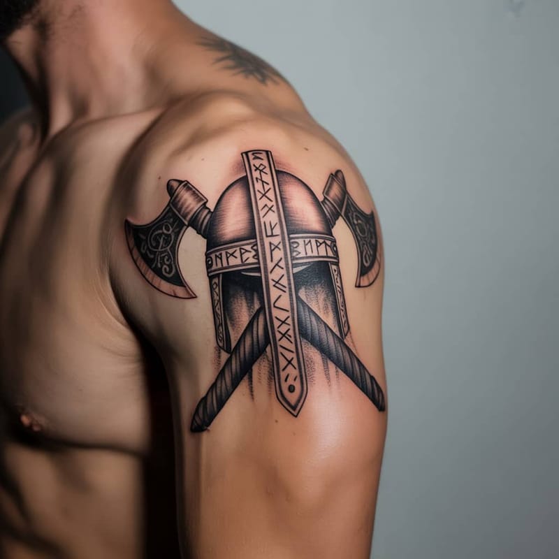Shoulder Tattoo Generator - Example 8
