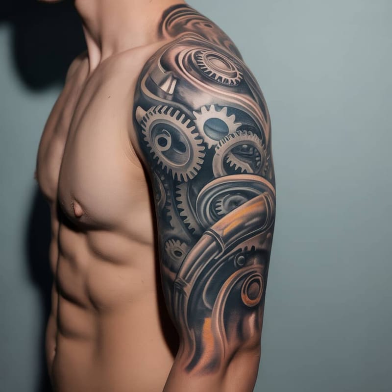 Shoulder Tattoo Generator - Example 9