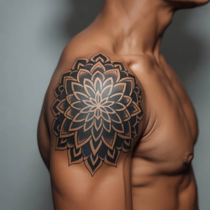 Shoulder Tattoo Generator - Example 10
