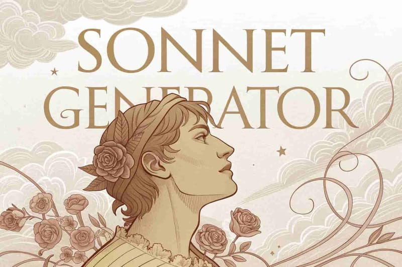 Sonnet Generator Cover Image