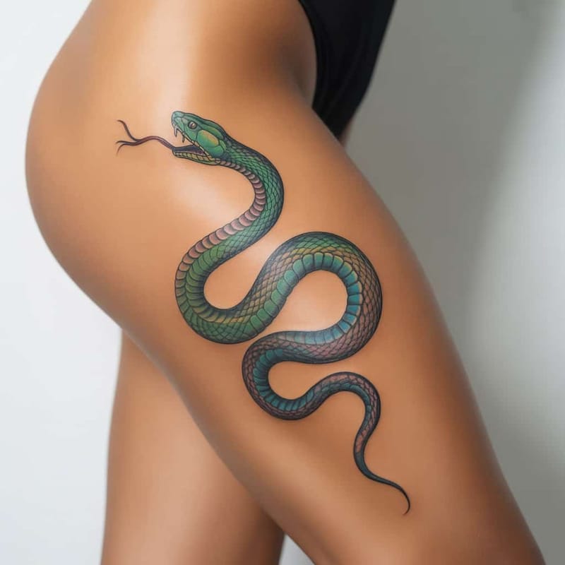Thigh Tattoos Generator - Example 16