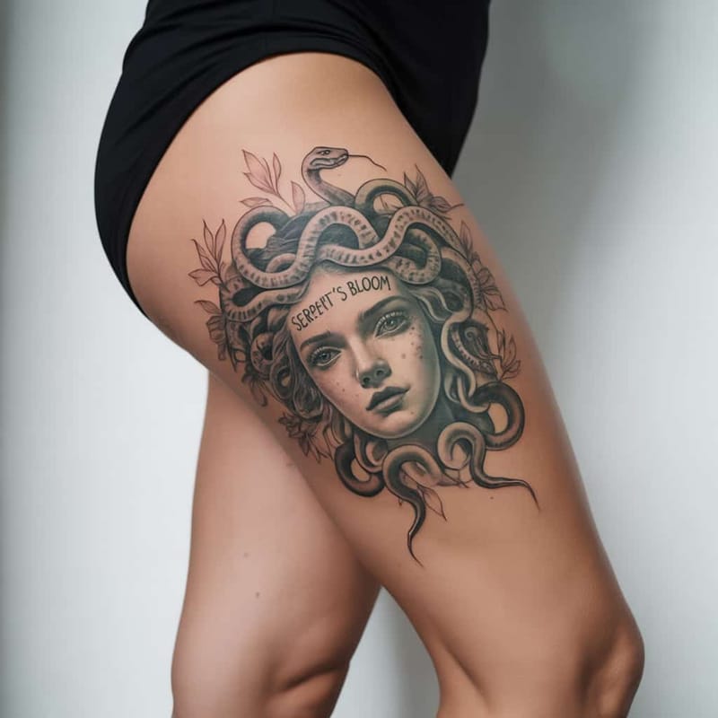 Thigh Tattoos Generator - Example 2