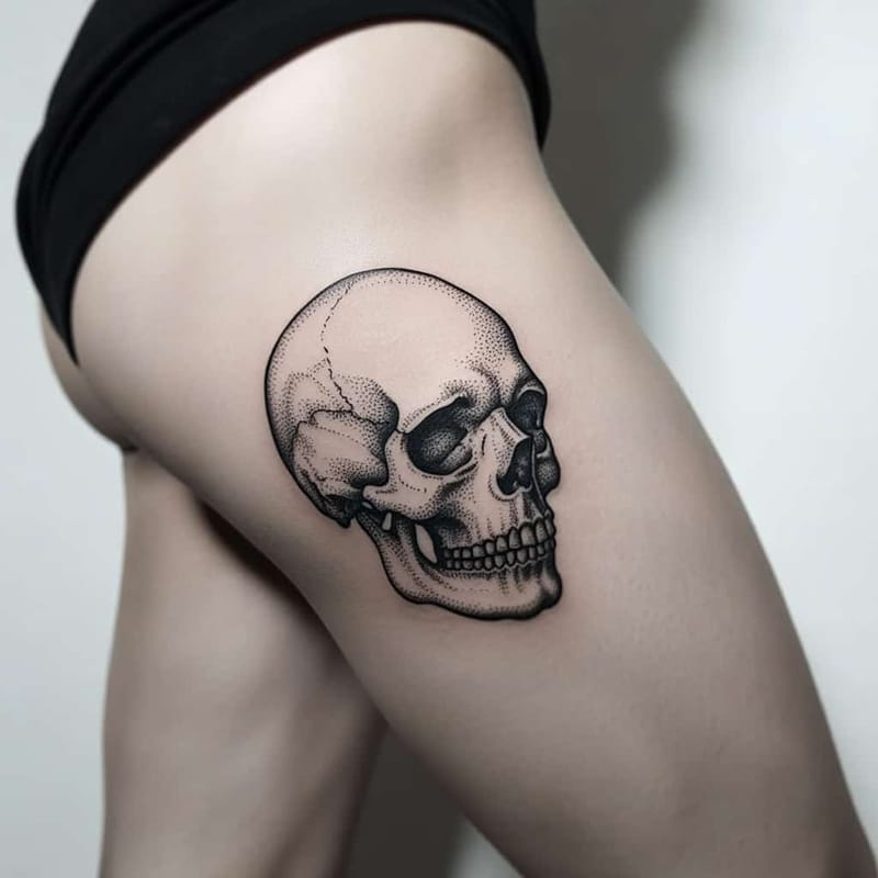 Thigh Tattoos Generator - Example 6