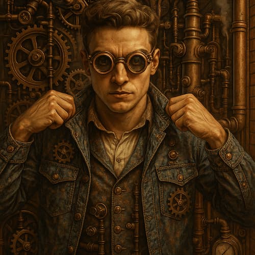 Mechanický steampunk