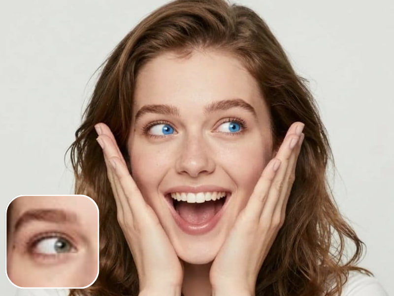 Vaihda silmien väri