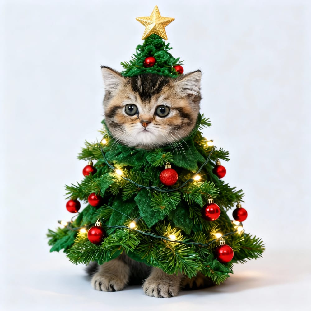 Ich als Weihnachtsbaum