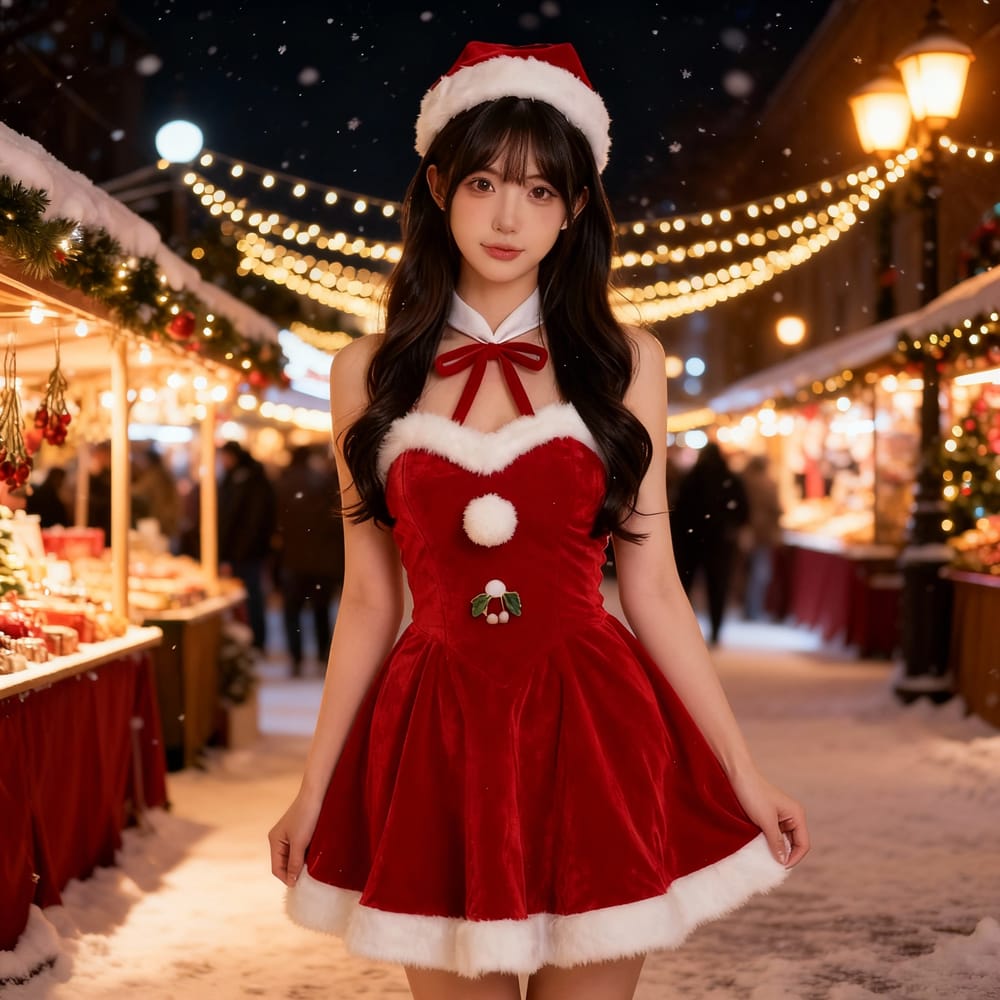 Festlicher Weihnachtsmarkt